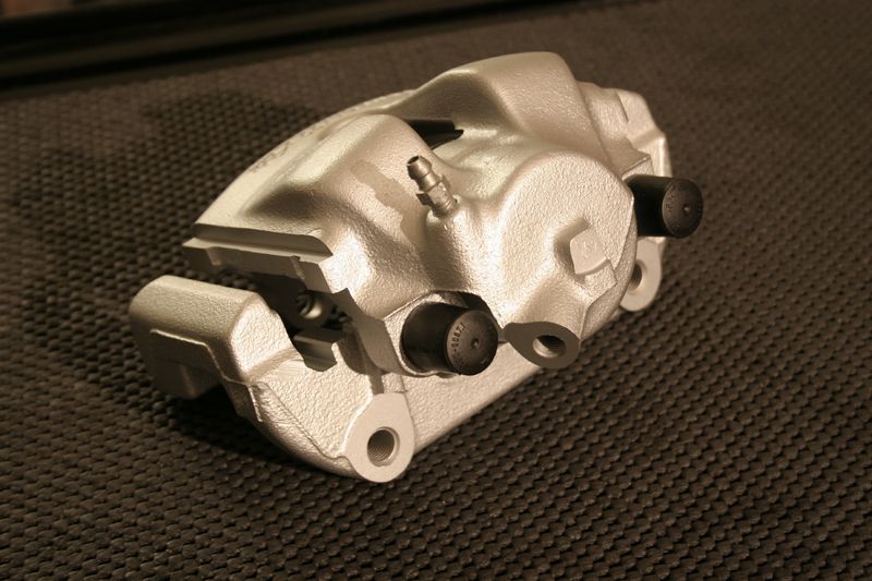 Rusting brake calipers